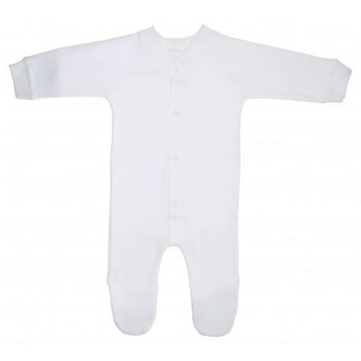 Bambini Interlock White Closed-toe Sleep & Play - Horizon Bliss