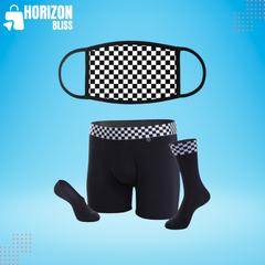 1350-Bandit Face Cover & Underwear/Sock Bundle - Horizon Bliss