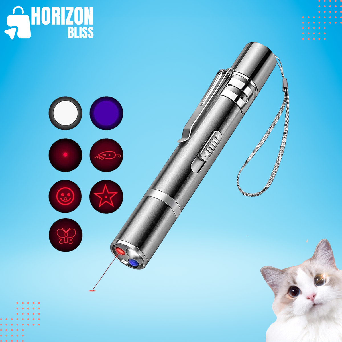 Pet Training Exercise Tool Cat Toys LED Pointer