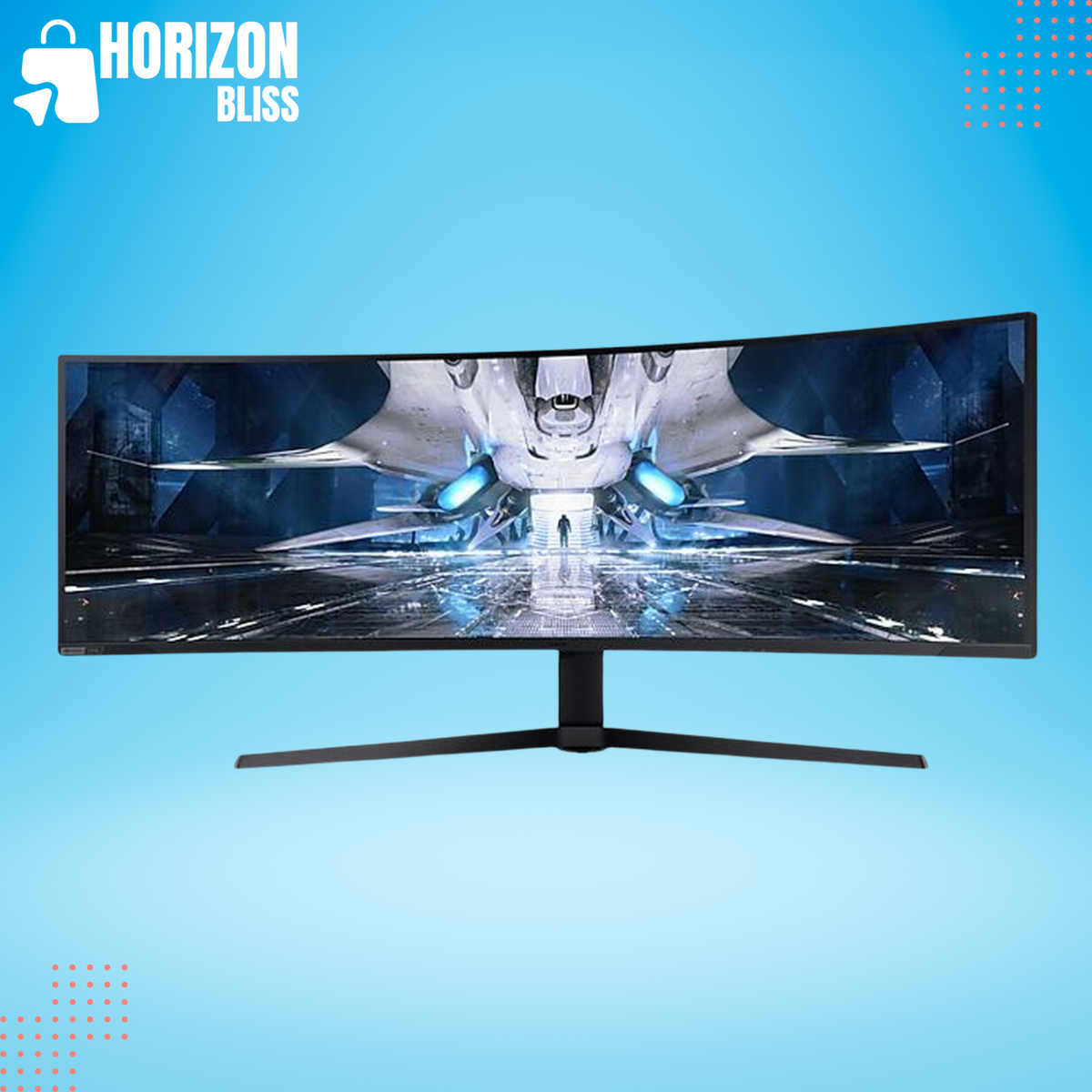 Monitor Samsung LS49AG950NUXEN LED QLED VA AMD FreeSync NVIDIA G-SYNC - Horizon Bliss