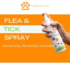 Healthy Paw Life's Flea and Tick Shampoo for Dogs and Cats - Powered