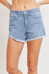 JUST USA HEM SLIT DETAILED SHORT - Horizon Bliss