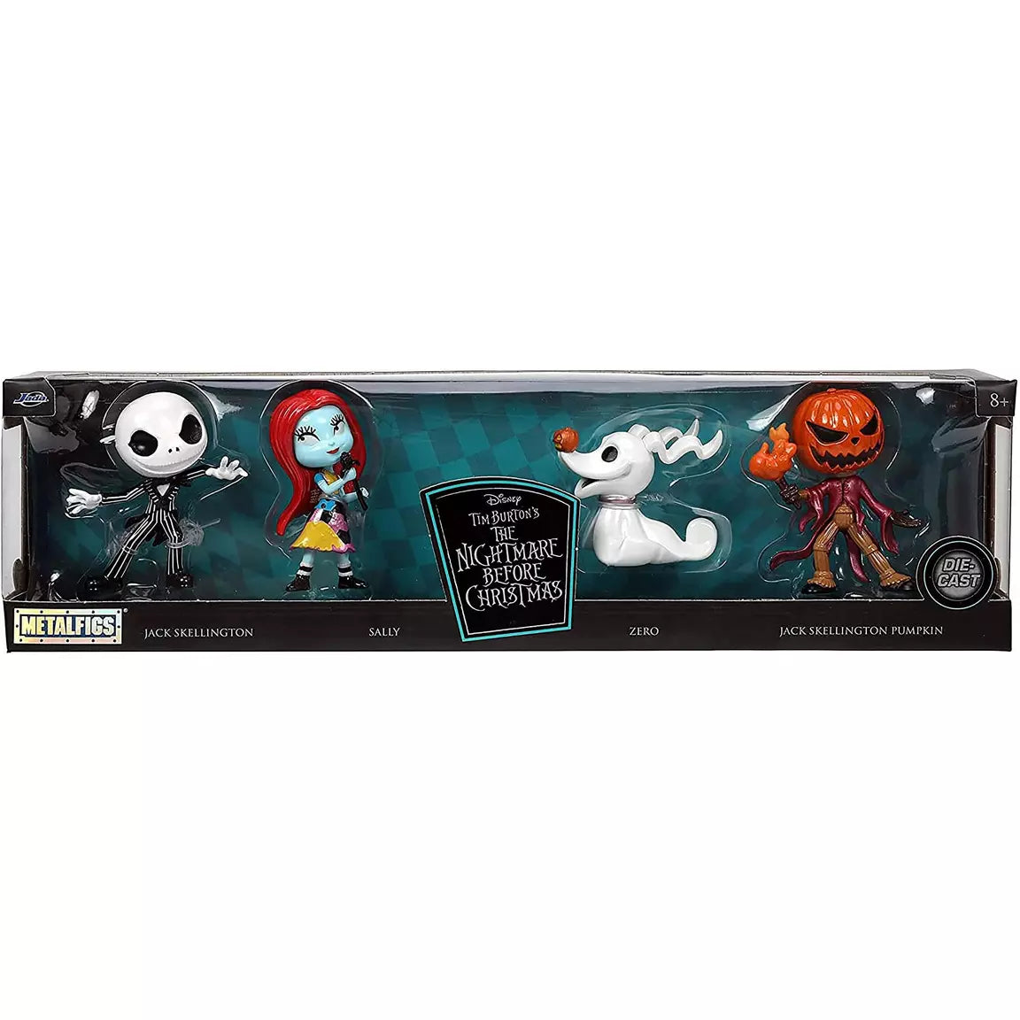 Jada Toys Nightmare Before Christmas Metalfig 2.5-in Action Figure Set