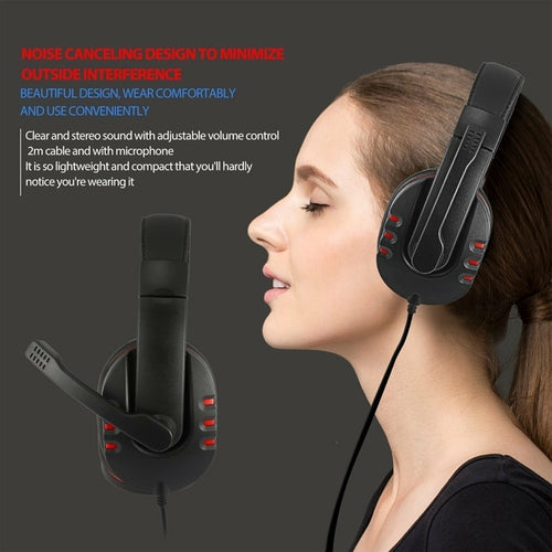 Comfortable USB Wired Stereo Micphone Headphone