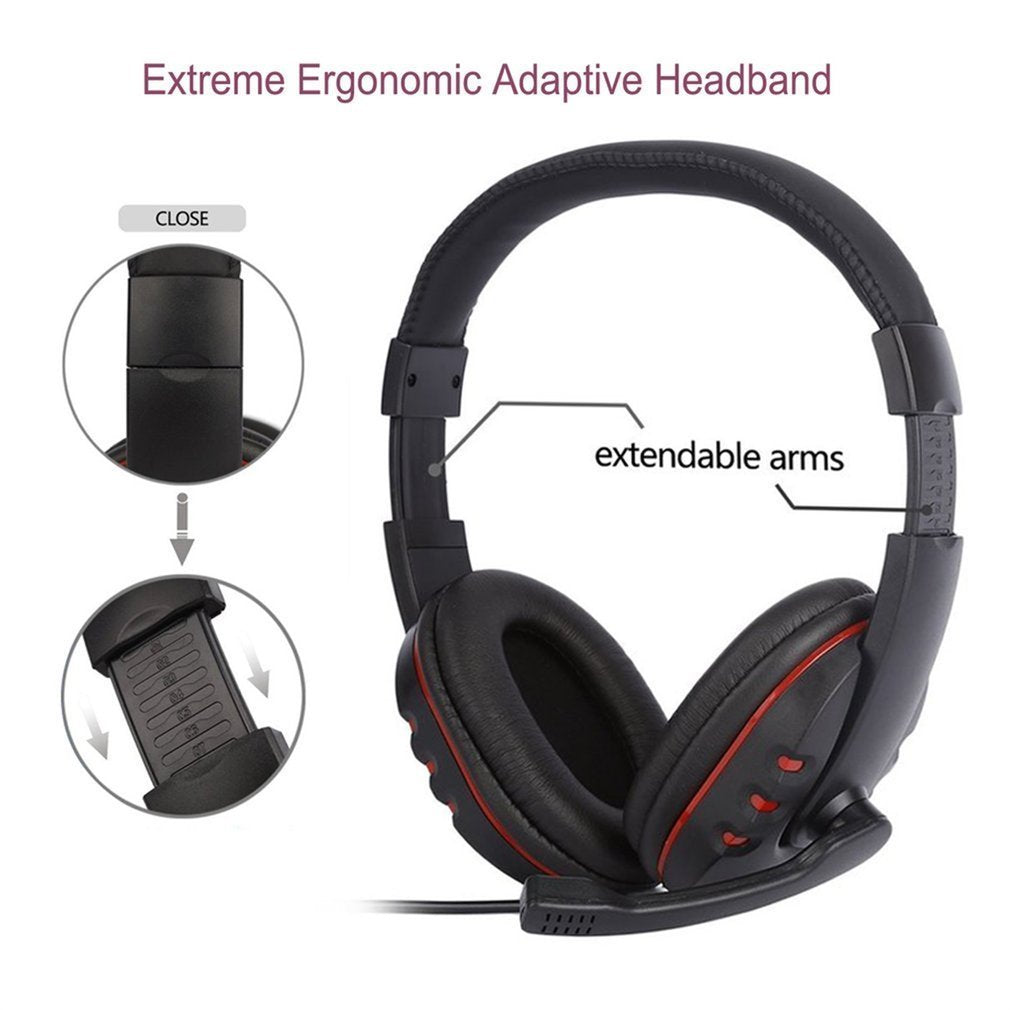 3.5mm Computer Headphone Stereo Gaming Headset