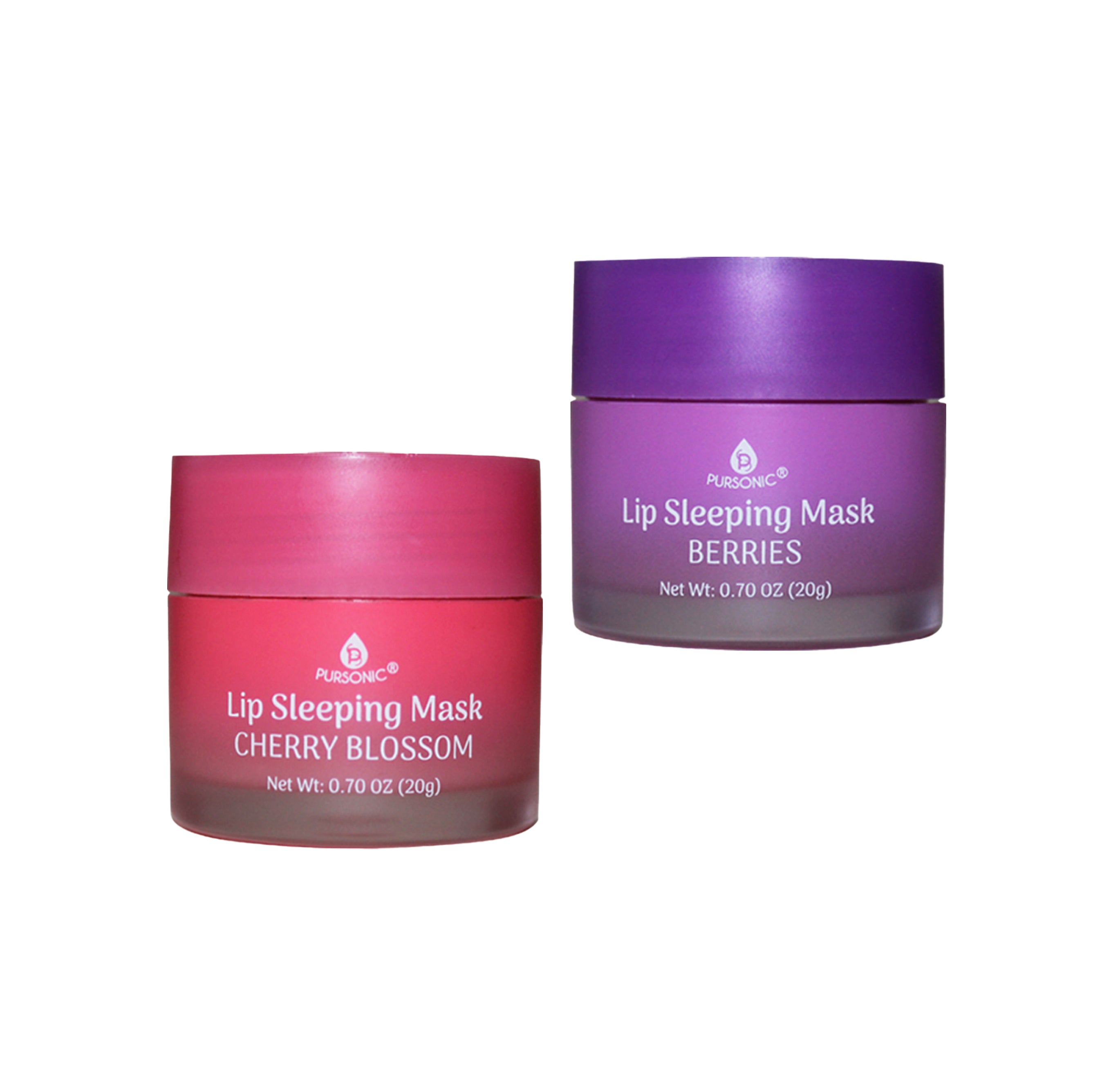 Lip Sleeping Mask 2 Pack- Cherry Blossom & Berries