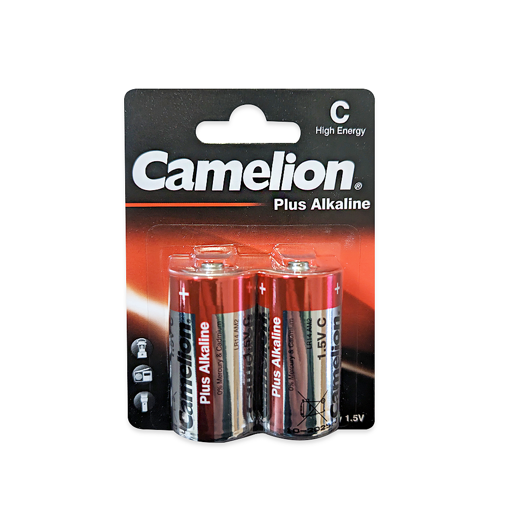 Camelion C Alkaline Plus Blister Pack of 2