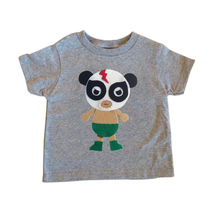 Lucha Panda Kids T-shirt - Horizon Bliss