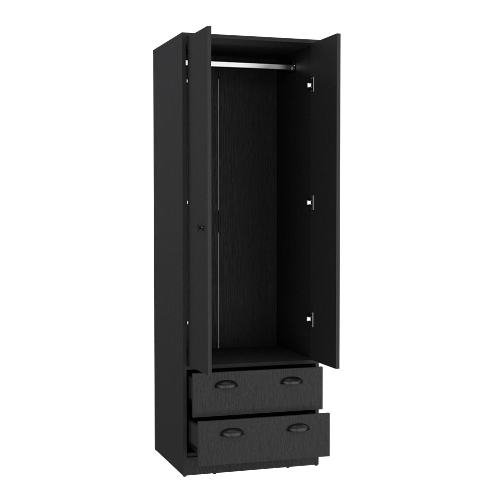 Armoire Hobbs, Black Wengue Finish - Horizon Bliss