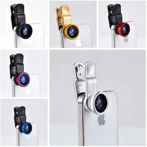 3-in-1 Universal Clip on Smartphone Camera Lens - 6 Colors - Horizon Bliss