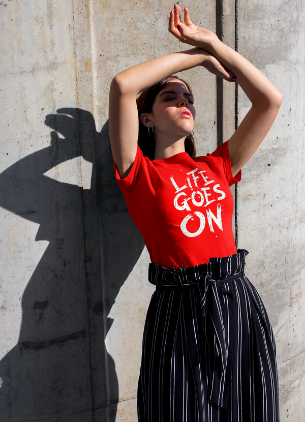 Life Goes On Women T-shirt - Horizon Bliss