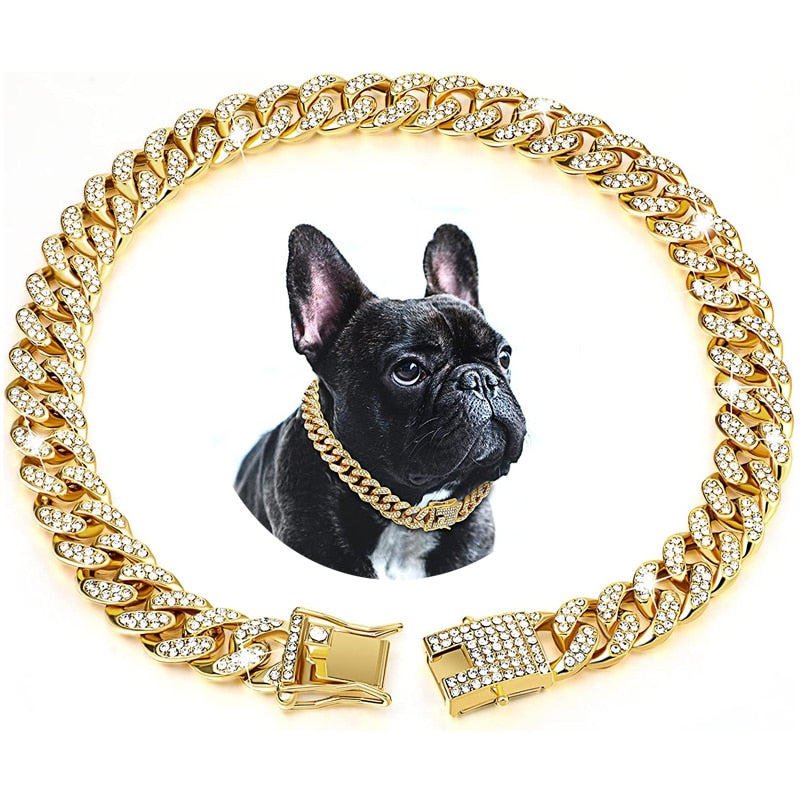 Cuban Chains Diamonds Dogs Designs | Necklaces Small Luxury Dogs - Dog - Horizon Bliss