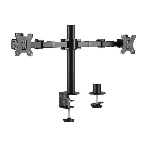 Brateck Dual Monitors Affordable Steel Articulating Monitor Arm Fit - Horizon Bliss