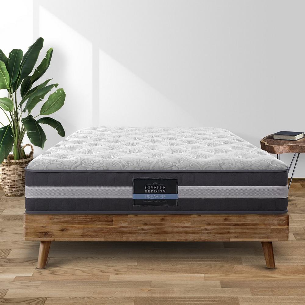 Giselle Queen Mattress Bed Size 7 Zone Pocket Spring Medium Firm Foam - Horizon Bliss