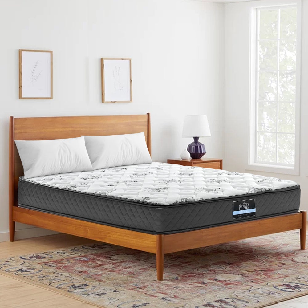 Giselle Bedding Rocco Bonnell Spring Mattress 24cm Thick – Double - Horizon Bliss