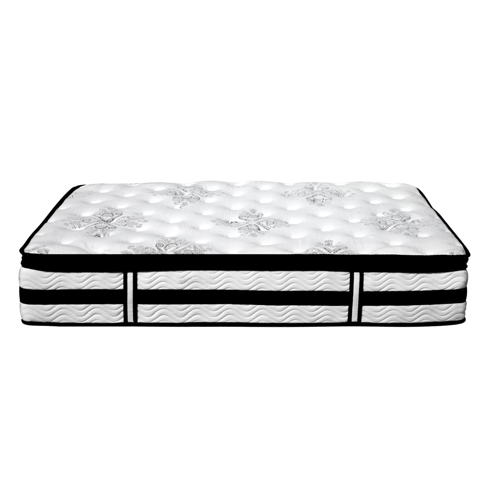 Giselle Bedding Algarve Euro Top Pocket Spring Mattress 34cm Thick – - Horizon Bliss