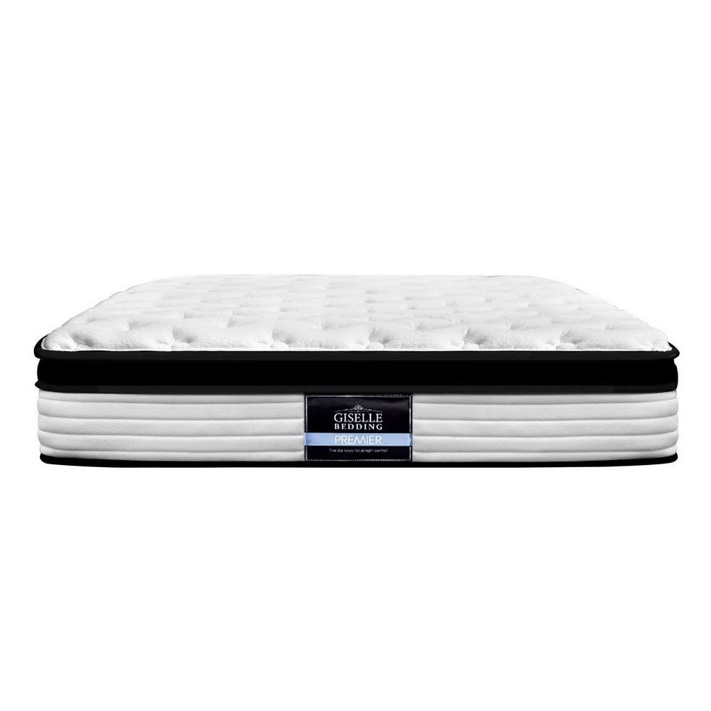 Giselle Bedding Devon Euro Top Pocket Spring Mattress 31cm Thick – - Horizon Bliss