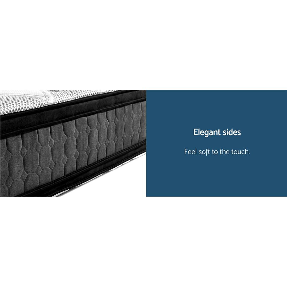 Giselle Bedding Luna Euro Top Cool Gel Pocket Spring Mattress 36cm - Horizon Bliss