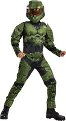 Disguise DG104999K Boys Halo Master Chief Infinite Muscle Child Costum - Horizon Bliss