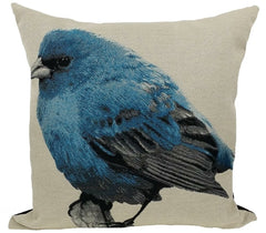 ML14937 Bird Emboridery Pillow,18"x18"