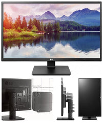 LG 23.8' IPS 5ms Business. Full HD,  Monitor w/HAS PIVOT - - Horizon Bliss