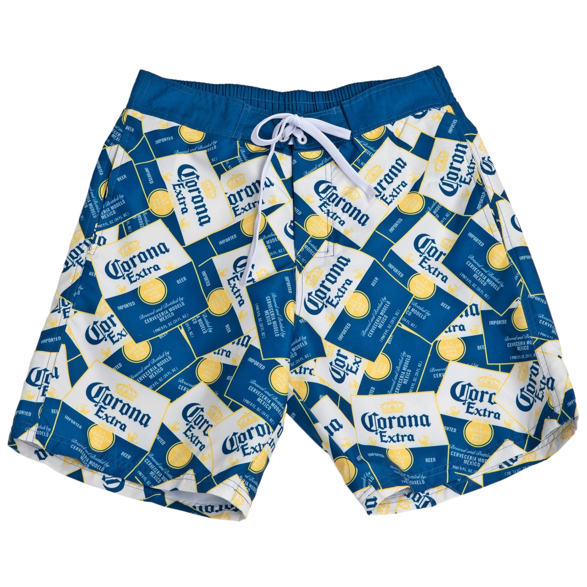 Corona Extra 812753-medium Corona Extra Scattered Labels Board Shorts& - Horizon Bliss