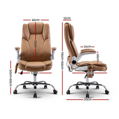 Artiss Massage Office Chair Gaming Chair Computer Desk Chair 8 Point - Horizon Bliss