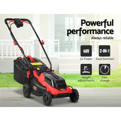 Garden Lawn Mower Cordless Lawnmower Electric Lithium Battery 40V - Horizon Bliss