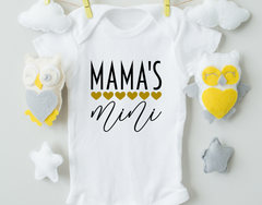 Mama's Mini Cotton Baby Bodysuit - Horizon Bliss