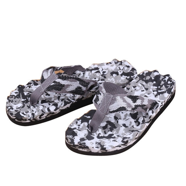 Men Comfort Sandals Summer Camouflage Flip Flops - Horizon Bliss