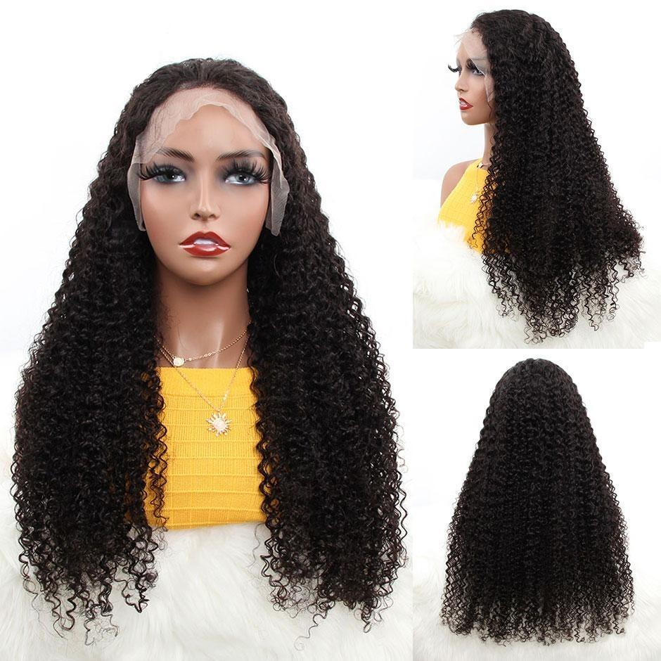 Beumax 13x6 Kinky Curly Lace Frontal Human Hair Wigs - Horizon Bliss