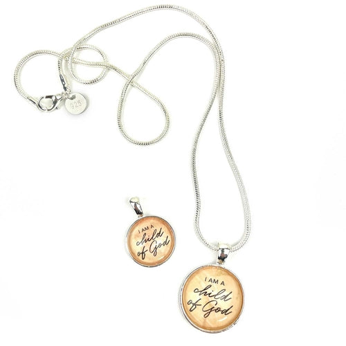 "I Am A Child of God" Christian Scripture Pendant Necklace - Horizon Bliss