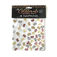 Glitterati Boobie Party Napkins - Horizon Bliss