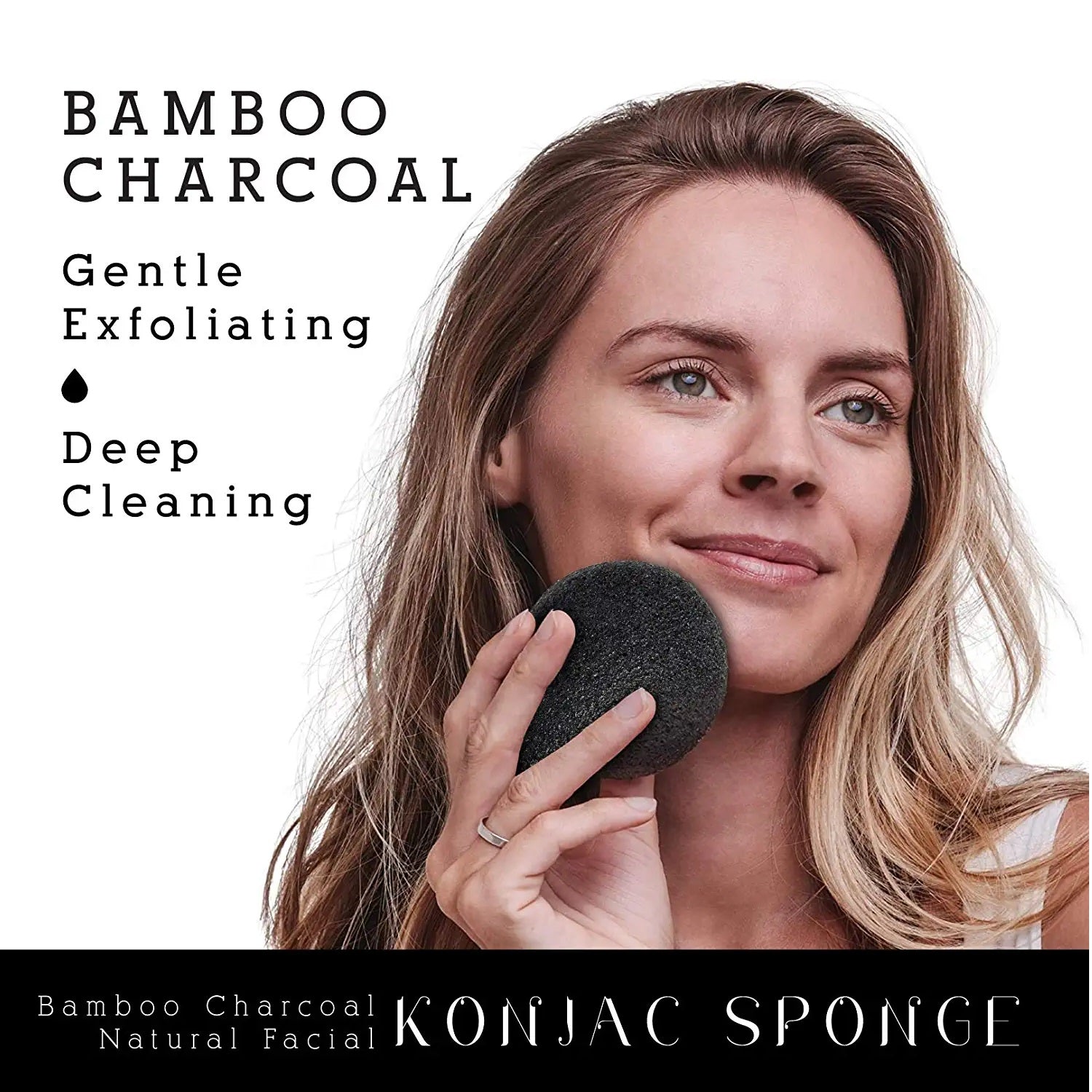 Natural Facial Konjac Sponge Duo Set