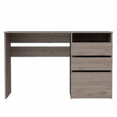 Computer Desk San Diego, One Shelf, Light Gray Finish - Horizon Bliss