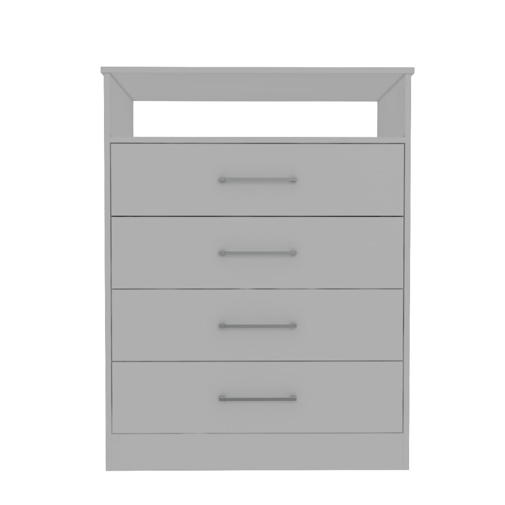 Dresser Atlanta, Four Drawers, White Finish - Horizon Bliss