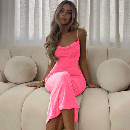 Sexy Backless Slim Fit Cami Dress - Horizon Bliss