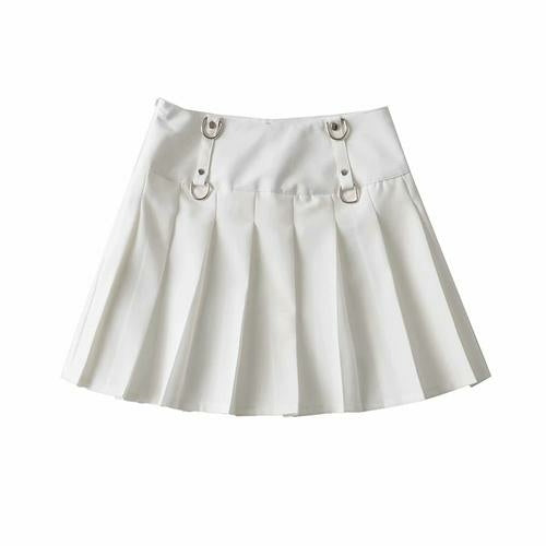 Fashion Women High Waist Pleated Skirt - Horizon Bliss