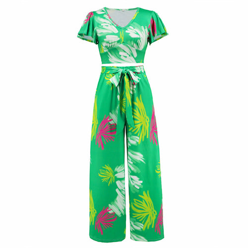 Wide Leg Trousers Suit - Horizon Bliss