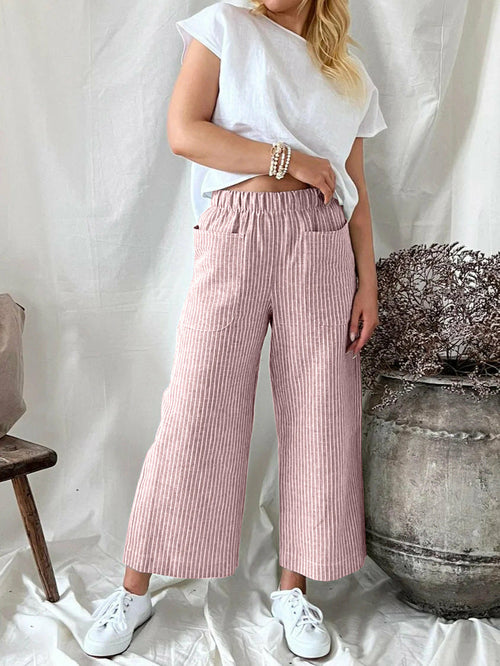 Loose Fashion Casual Straight Leg Pants for Women - Horizon Bliss