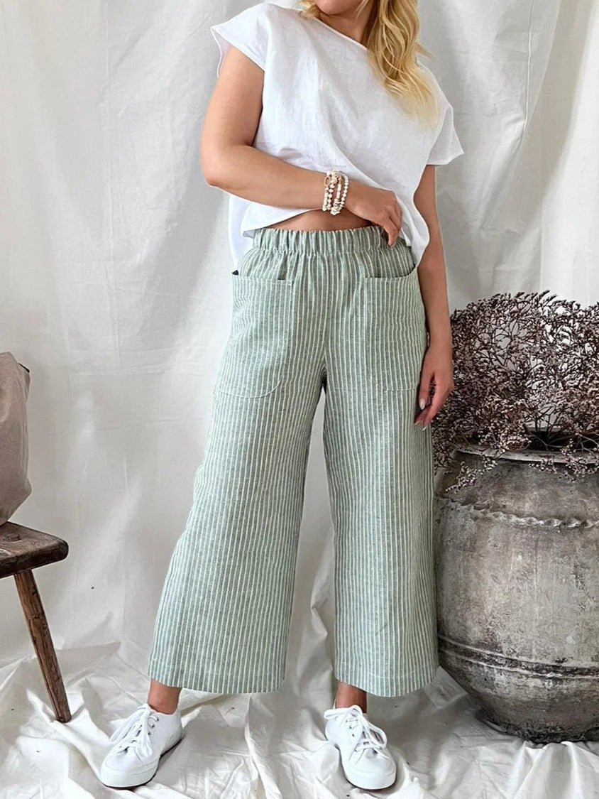 Loose Fashion Casual Straight Leg Pants for Women - Horizon Bliss