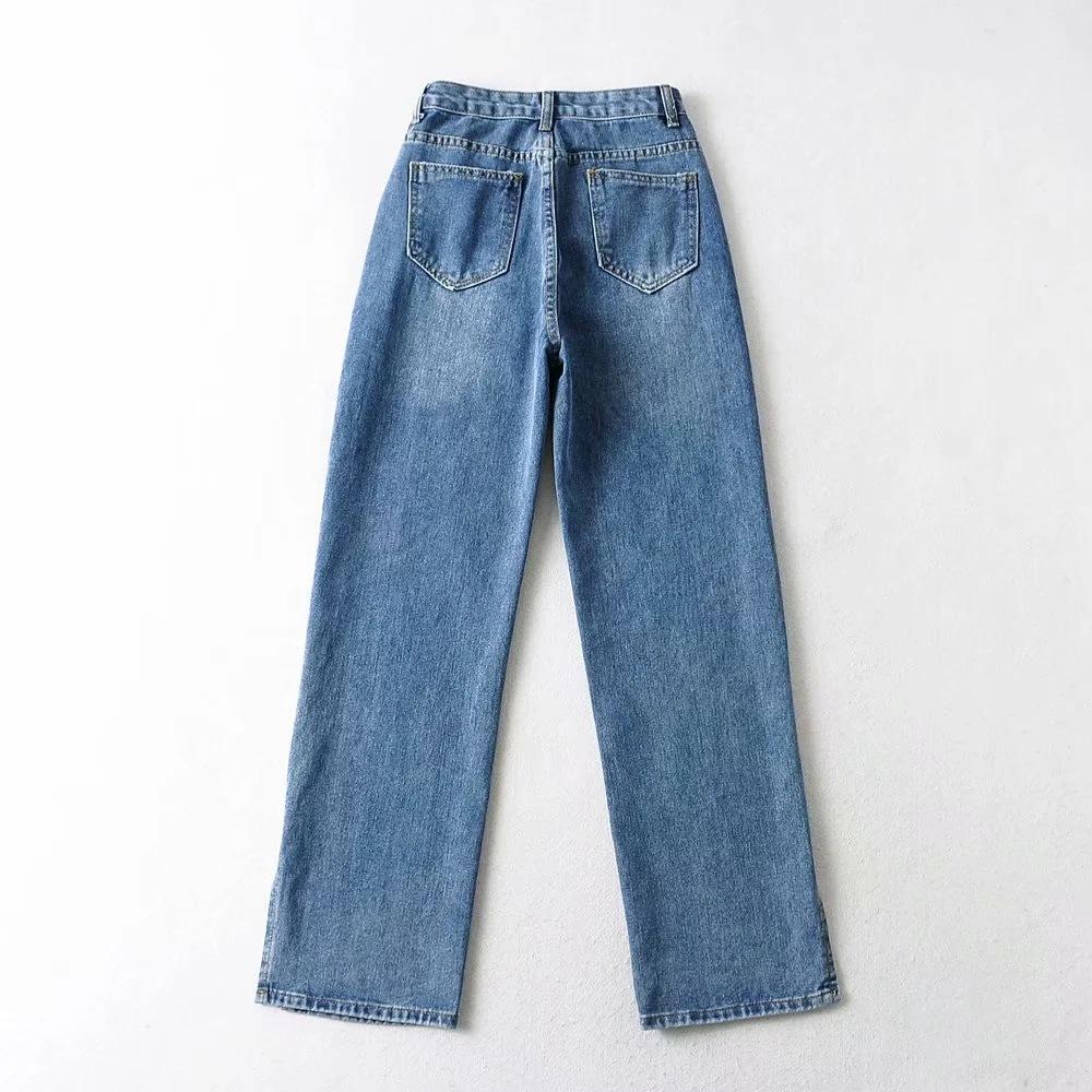 Jeans For Girls Baggy Jeans Woman High Waist Streetwear Denim Trousers - Horizon Bliss