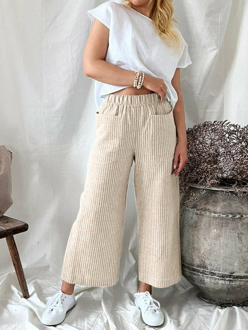 Loose Fashion Casual Straight Leg Pants for Women - Horizon Bliss