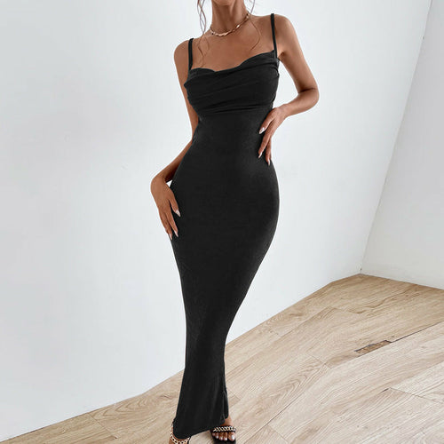 Sexy Backless Slim Fit Cami Dress - Horizon Bliss