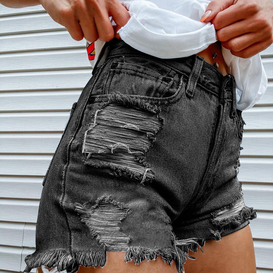 Streetwear Women Denim Shorts Jeans - Horizon Bliss