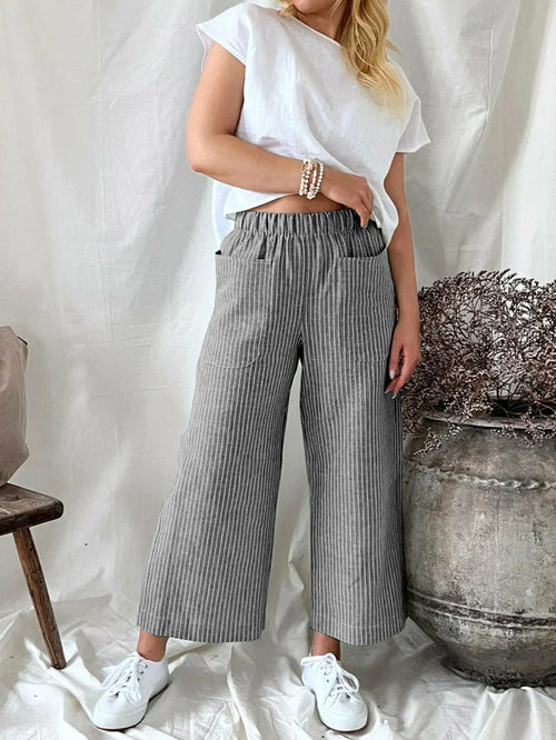 Loose Fashion Casual Straight Leg Pants for Women - Horizon Bliss