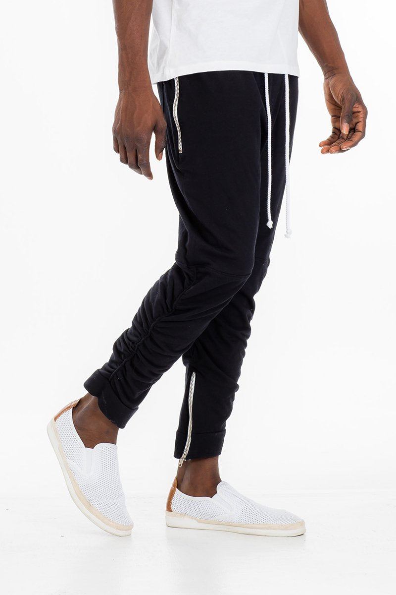 GATHERED BOMBER PANTS - Horizon Bliss