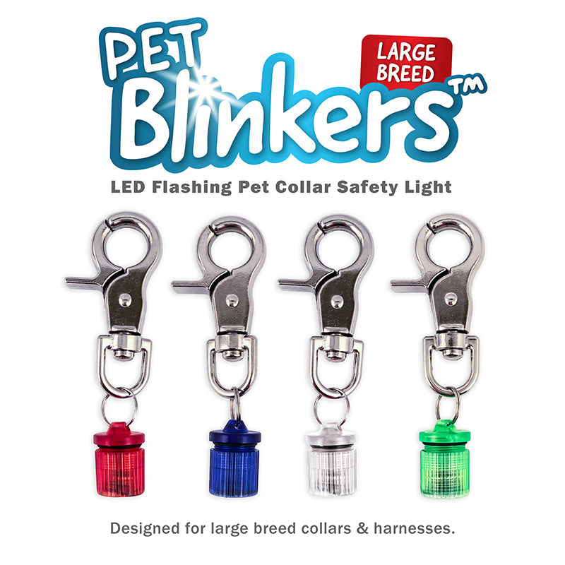 Pet Blinkers™ Flashing LED Pet Safety Light - Large Breed 20 PC Displa