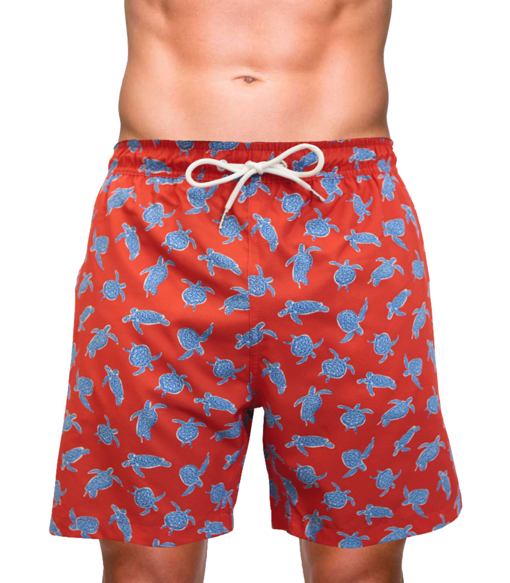 Bluefin USA SWGRA032-CO-2X Turtle Swim Short, Coral - 2XL - Horizon Bliss