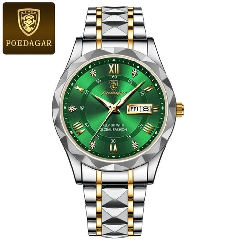 Poedagar Top Luxury Men Quartz Watch For Men Sports Waterproof - Horizon Bliss